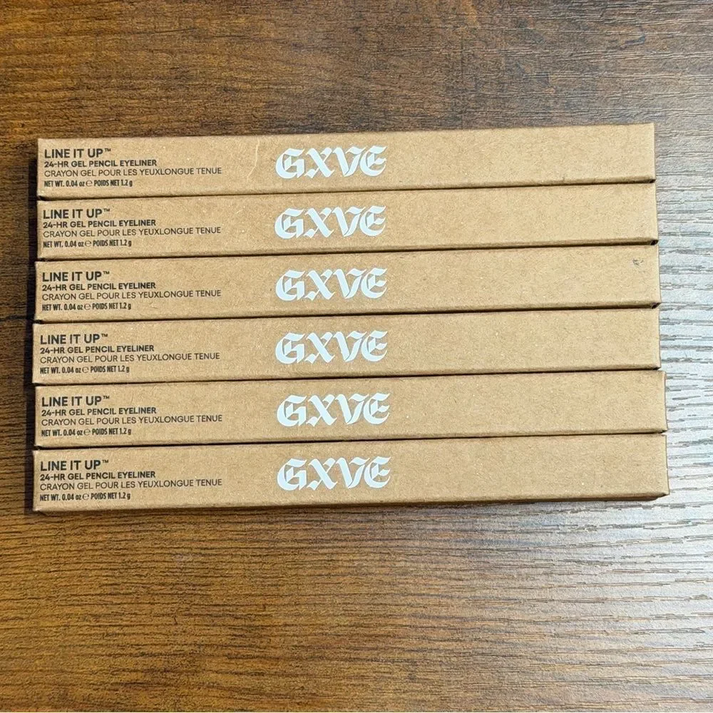 GXVE Line It Up 24HR Gel Eyeliner Greener Pastures Bundle of 6 NEW